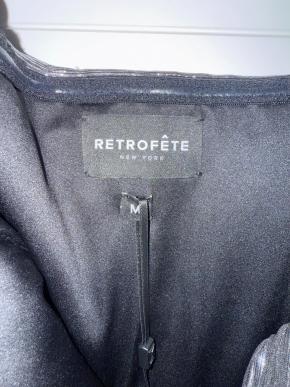 RETROFÉTE Jayda Strapless Pleated Lamé Mini Dress In Metallic 5