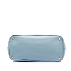 Prada Light Blue Large Saffiano Lux Galleria Satchel 3