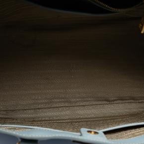 Prada Light Blue Large Saffiano Lux Galleria Satchel 4