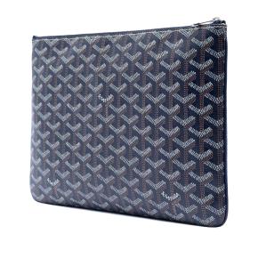 Goyard Blue Goyardine Senat MM 2