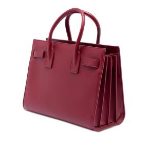 Saint Laurent Red Baby Leather Sac De Jour Satchel 2