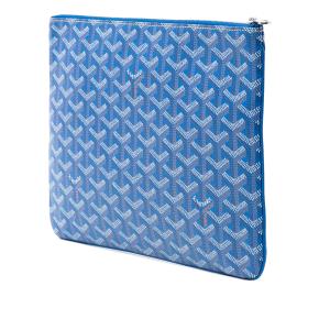 Goyard Blue Goyardine Senat MM 2