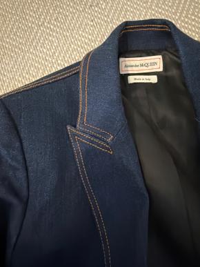 Alexander McQueen Denim Blazer 6