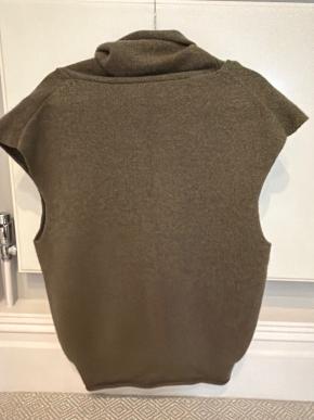 Chloe Brown Cashmere Sleeveless Rollneck 2