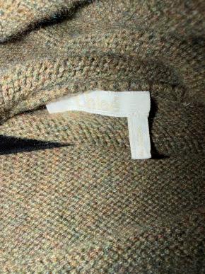 Chloe Brown Cashmere Sleeveless Rollneck 4