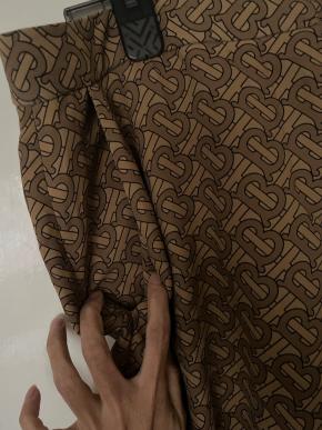 Burberry Silk Hanover Trousers 7