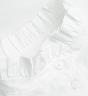 Claudie Pierlot Cotton Broderie Anglaise-Trim Shirt 3