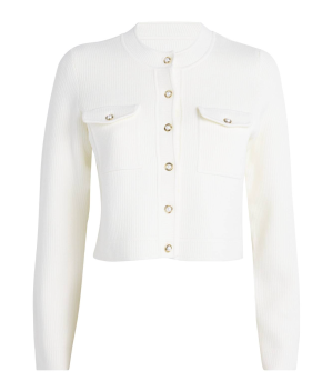 Sandro Embellished Cropped Cardigan 2