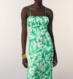 Maje Floral Pleated Dress 5