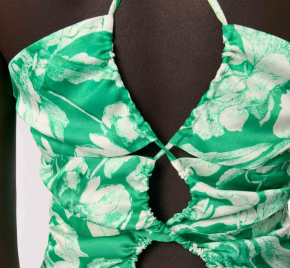 Maje Floral Pleated Dress 4