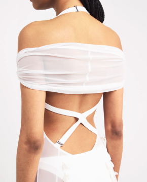 Jacquemus White La Robe Mazzolu Maxi Dress 4