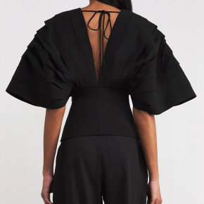 A.W.A.K.E. Mode  Puff-Sleeve Top 5