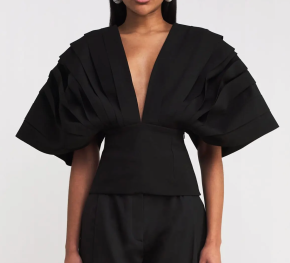 A.W.A.K.E. Mode  Puff-Sleeve Top 5