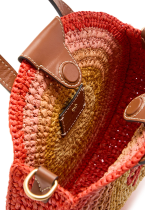 Anya Hindmarch Multi Small Raffia Round Top-Handle Bag 3