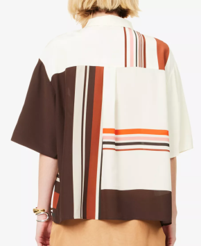 SIR Thistle Short-Sleeve Silk Shirt 5