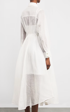 Zimmermann Linen-Silk Shirt Dress 5