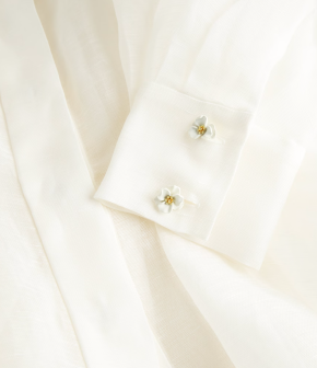 Zimmermann Linen-Silk Shirt Dress 3