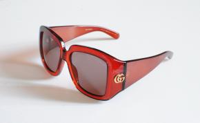 Gucci Red Oversized  Sunglasses 2