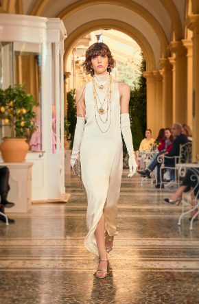 Chanel Resort Cream Silk Gown 3