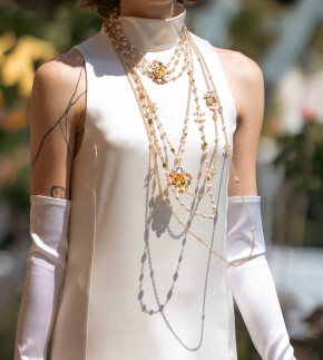 Chanel Resort Cream Silk Gown 5
