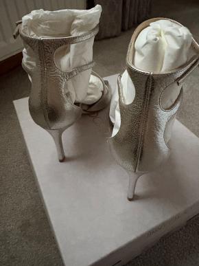 Jimmy Choos Silver Sandal 4