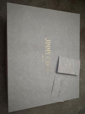 Jimmy Choos Silver Sandal 7