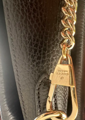 Gucci Black Leather Interlocking  Crossbody Bag 8