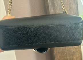 Gucci Black Leather Interlocking  Crossbody Bag 10