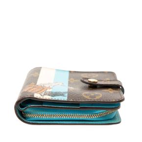 Louis Vuitton Coated Canvas Monogram Groom Compact Zippy Wallet 3