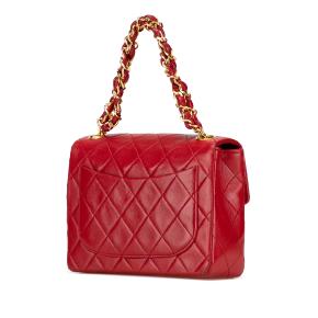 Chanel Red Micro Classic Lambskin Belt Bag 2