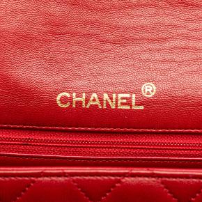 Chanel Red Micro Classic Lambskin Belt Bag 5