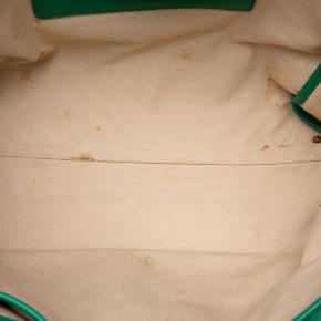 Prada Green Vitello Daino Open Convertible Tote 4