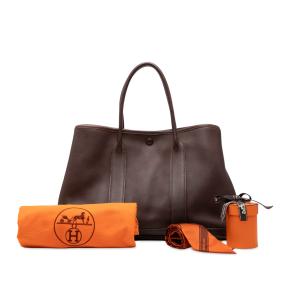 Hermes Brown Swift and Silk Bolduc Twilly Garden Party 30 11