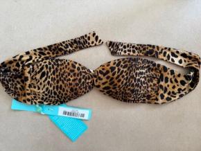 Melissa Odabash Cheetah Print Bandeau Bikini 8