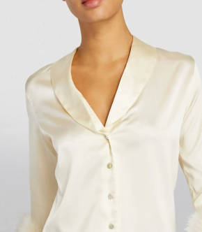 Gilda & Pearl Silk Celeste Pyjama Set 2