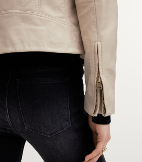 AllSaints Leather Dalby Biker Jacket 3