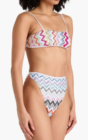 Missoni  Metallic Crochet-Knit Bikini Set 6