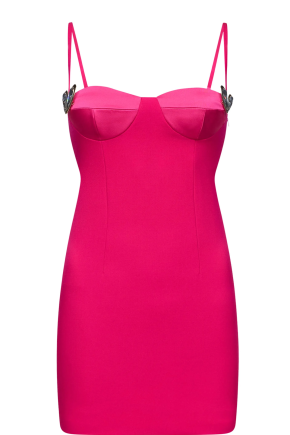 Area Heart-Motif Twill Mini Dress 3