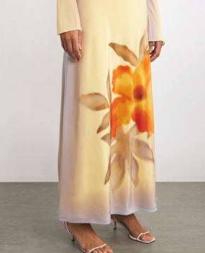 SIR. Metallic Silk Sorrento Maxi Dress 5