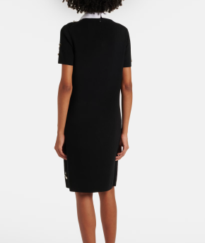 Tory Burch Embellished Wool-Blend Midi Dress 2