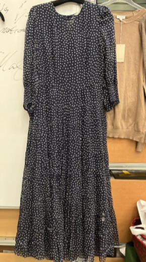 Rixo Kristen Georgette Midi Dress 8