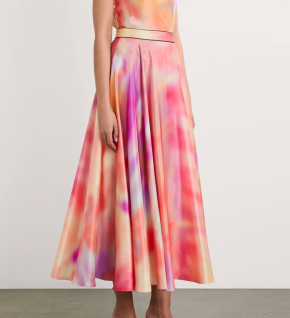 Roksanda Satin Ameera Midi Skirt 5