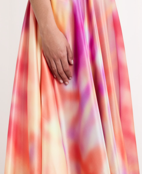 Roksanda Satin Ameera Midi Skirt 4