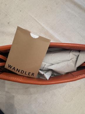 Wandler Orange Leather Shoulder Bag 8