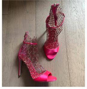 Rene Caovilla Tropical Juice Galaxia Satin Sandals 3