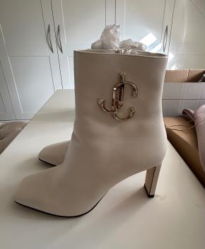 Jimmy Choo Cream Minori Boots 4