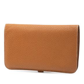 Hermes Tan Togo Dogon Duo Wallet GM 2