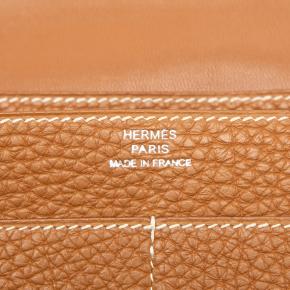 Hermes Tan Togo Dogon Duo Wallet GM 5