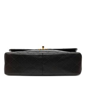 Chanel Black Jumbo Classic Lambskin Single Flap 3