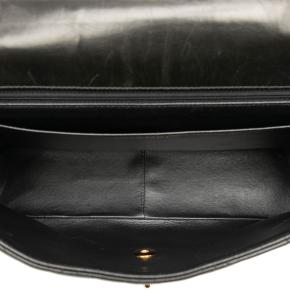Chanel Black Jumbo Classic Lambskin Single Flap 4